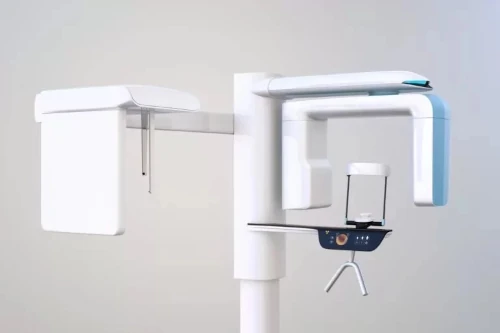 Cone beam computed tomography x-ray at keith + associates dentistry in Mission, KS.